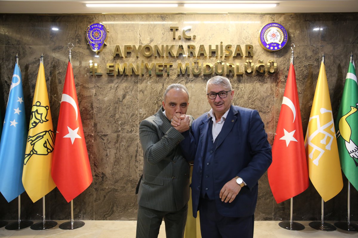 Afyonkarahisar Emniyeti, Şehit Uzman Onbaşı Yasin Çubuk'un Babasını Ağırladı