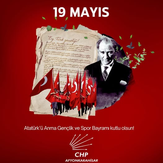 Afyonkarahisar'da 19 Mayıs Coşkusu: CHP'den Atatürk'e Minnet Mesajı