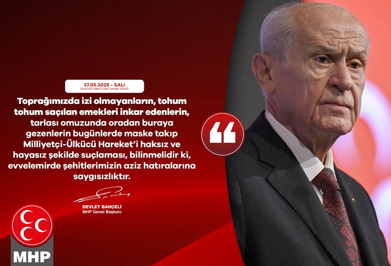 Afyonkarahisar MHP İl Başkanlığı'ndan Şehitlere Saygısızlığa Tepki