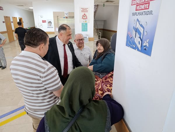 İYİ Parti İl Başkanı Mısırlıoğlu'ndan Hastane Ziyareti