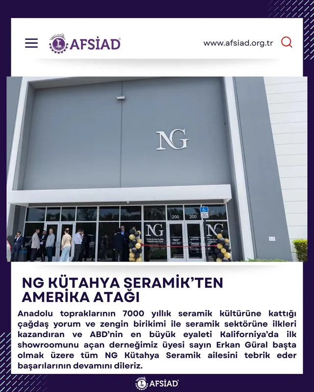 Afyonkarahisar Sanayicisinden Amerika'ya Seramik Atağı