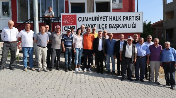 CHP Afyonkarahisar İl Başkanlığı, Bayat İlçe Başkanlığında Üyelerle Bir Araya Geldi