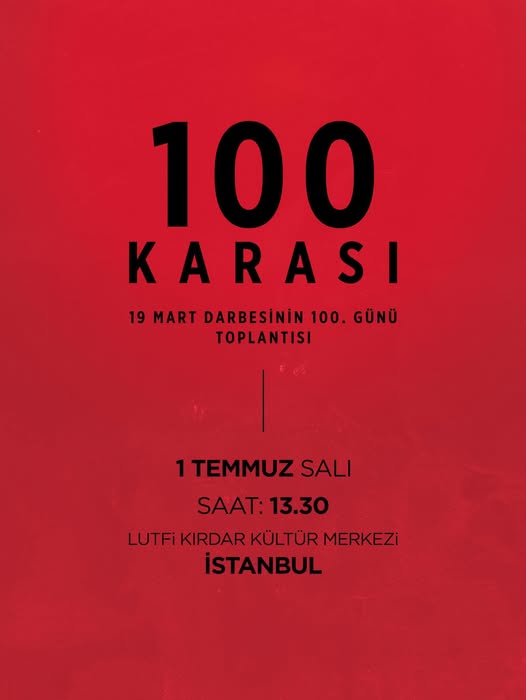 CHP'den 100 Karası Toplantısı: Özgür Özel İstanbul'da Demokrasi ve Adalet Mesajı Verecek