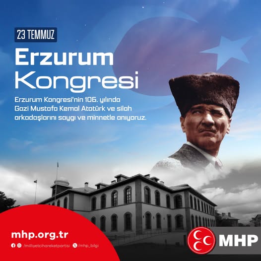 Afyonkarahisar MHP'den Erzurum Kongresi Anması