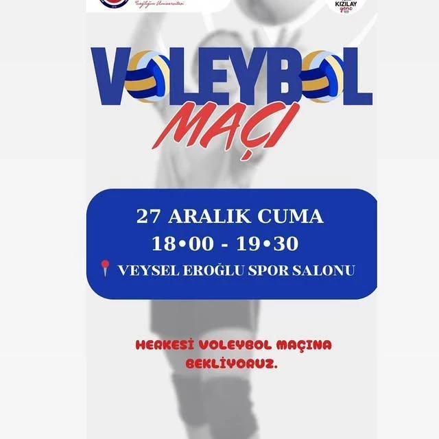 AFSÜ Genç Kızılay’dan Voleybol Etkinliği