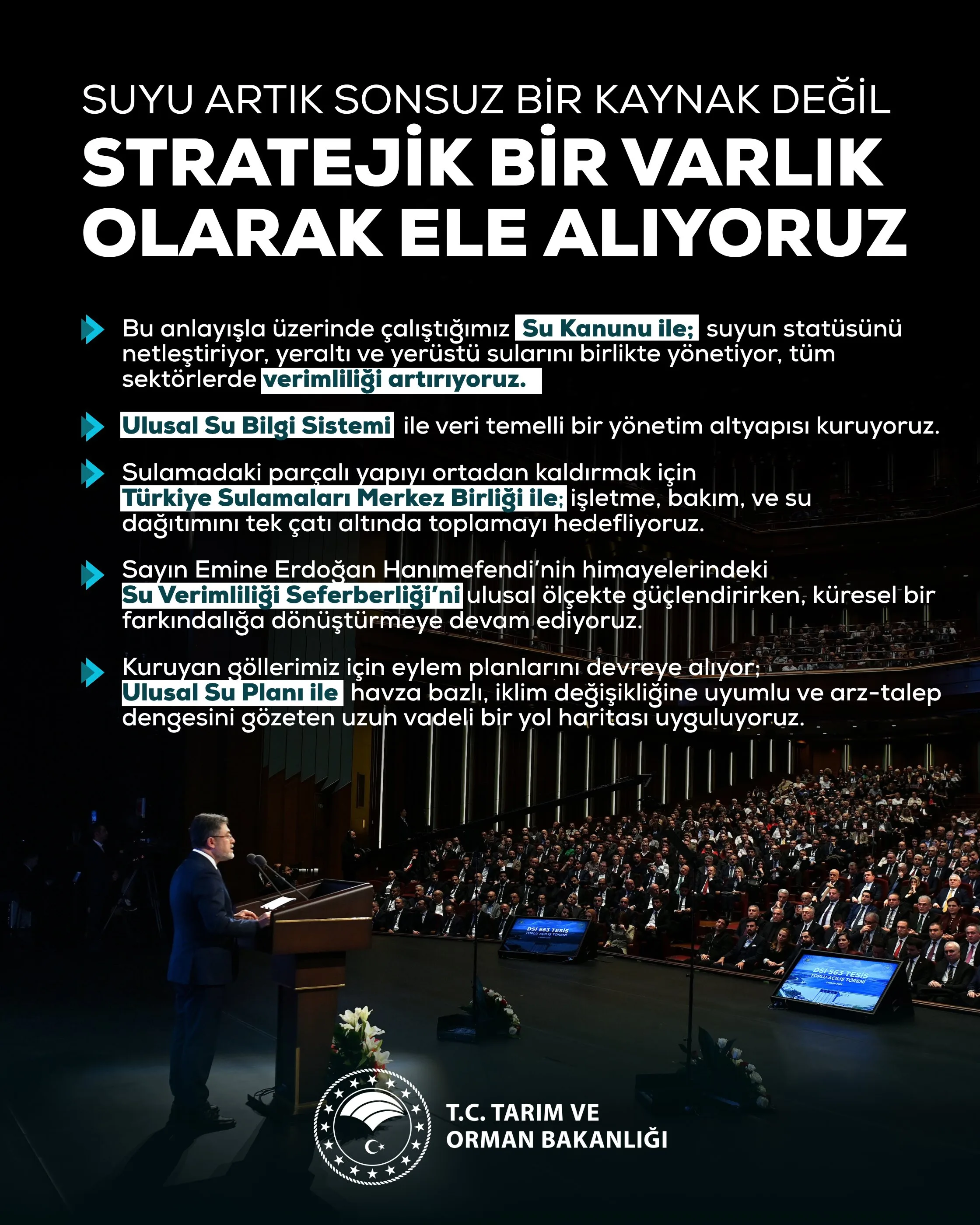 Suyun Stratejik Önemi Vurgulandı