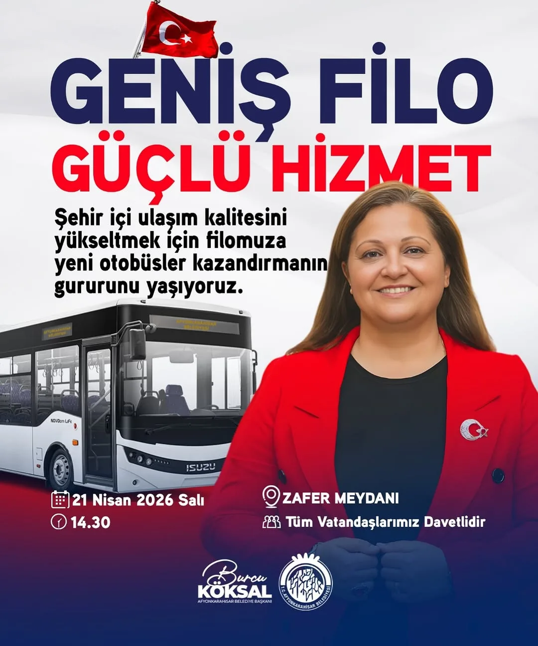 Afyonkarahisar Belediyesi Şehir İçi Ulaşım Filosunu Güçlendiriyor