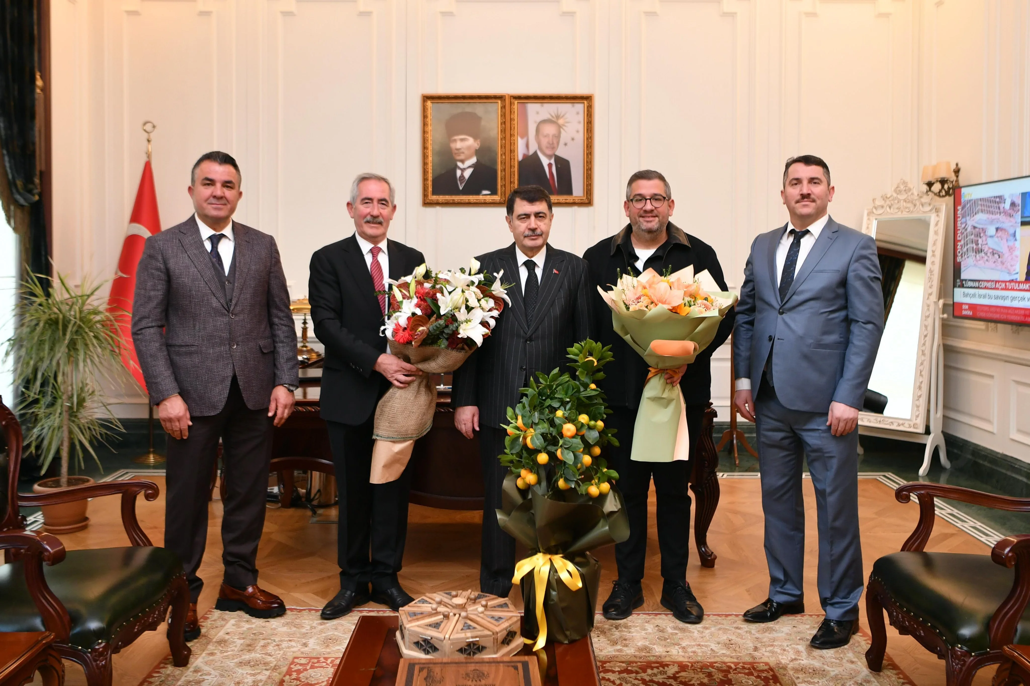 Vali Şahin, Ankara Çiçekçiler Odası Yönetimini Ağırladı