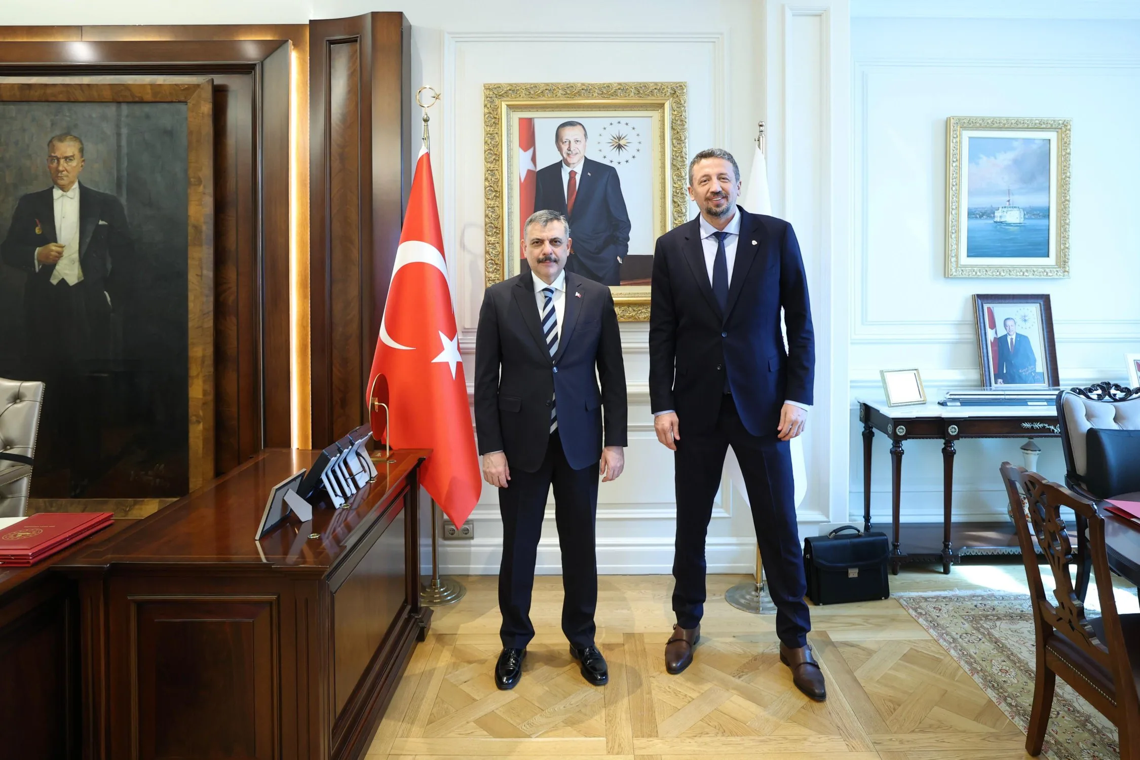 Ziyaretçilerin İçişleri Bakanlığı'na Ziyareti