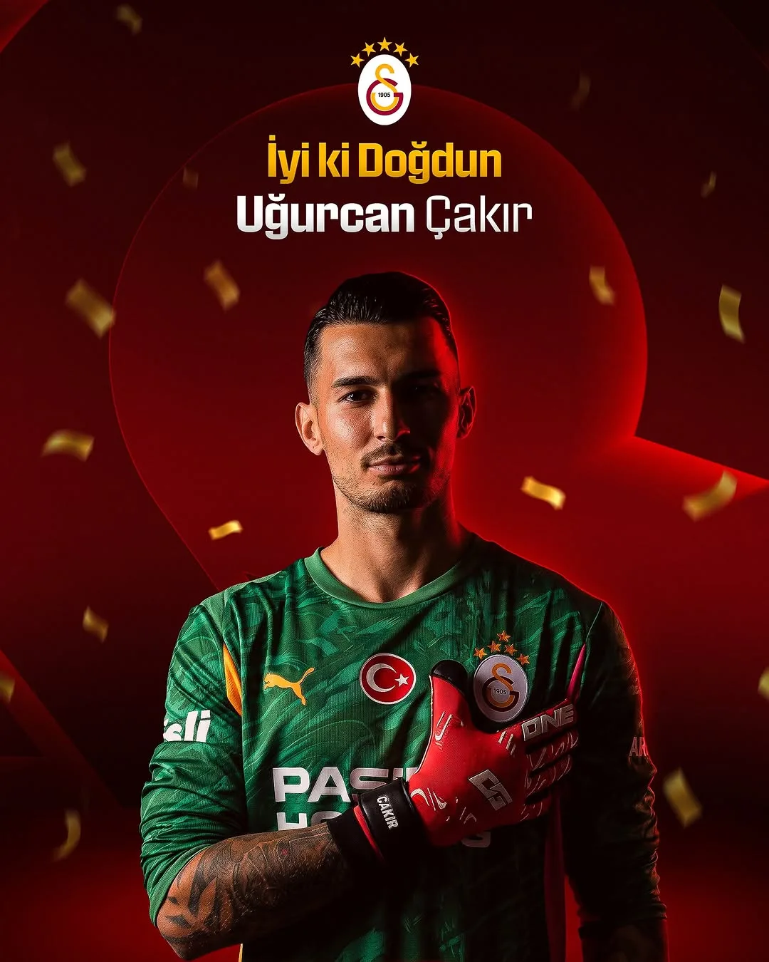 Galatasaray Spor Kulübü'nden Uğurcan Çakır'a Doğum Günü Mesajı