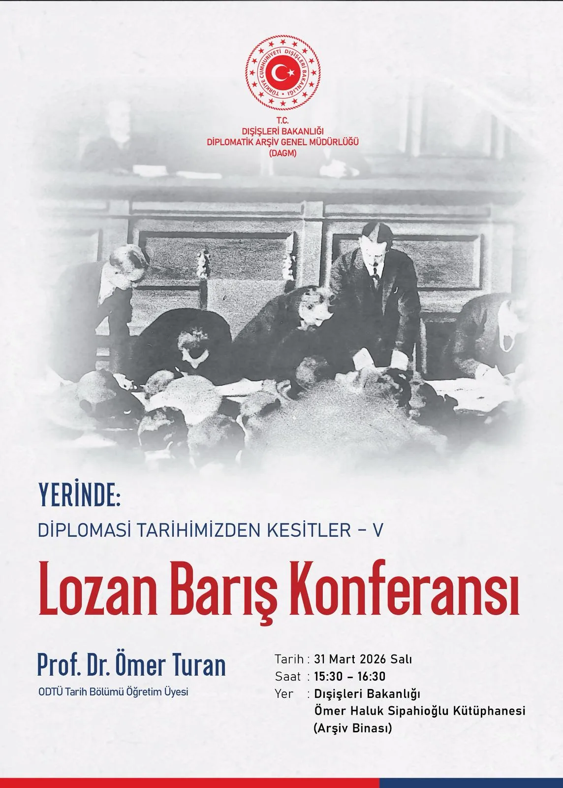Lozan Konferansı Sunumu Yapıldı