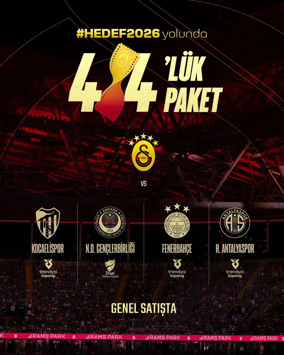 Galatasaray Spor Kulübü'nden Özel Fırsat Paketi! HEDEF2026