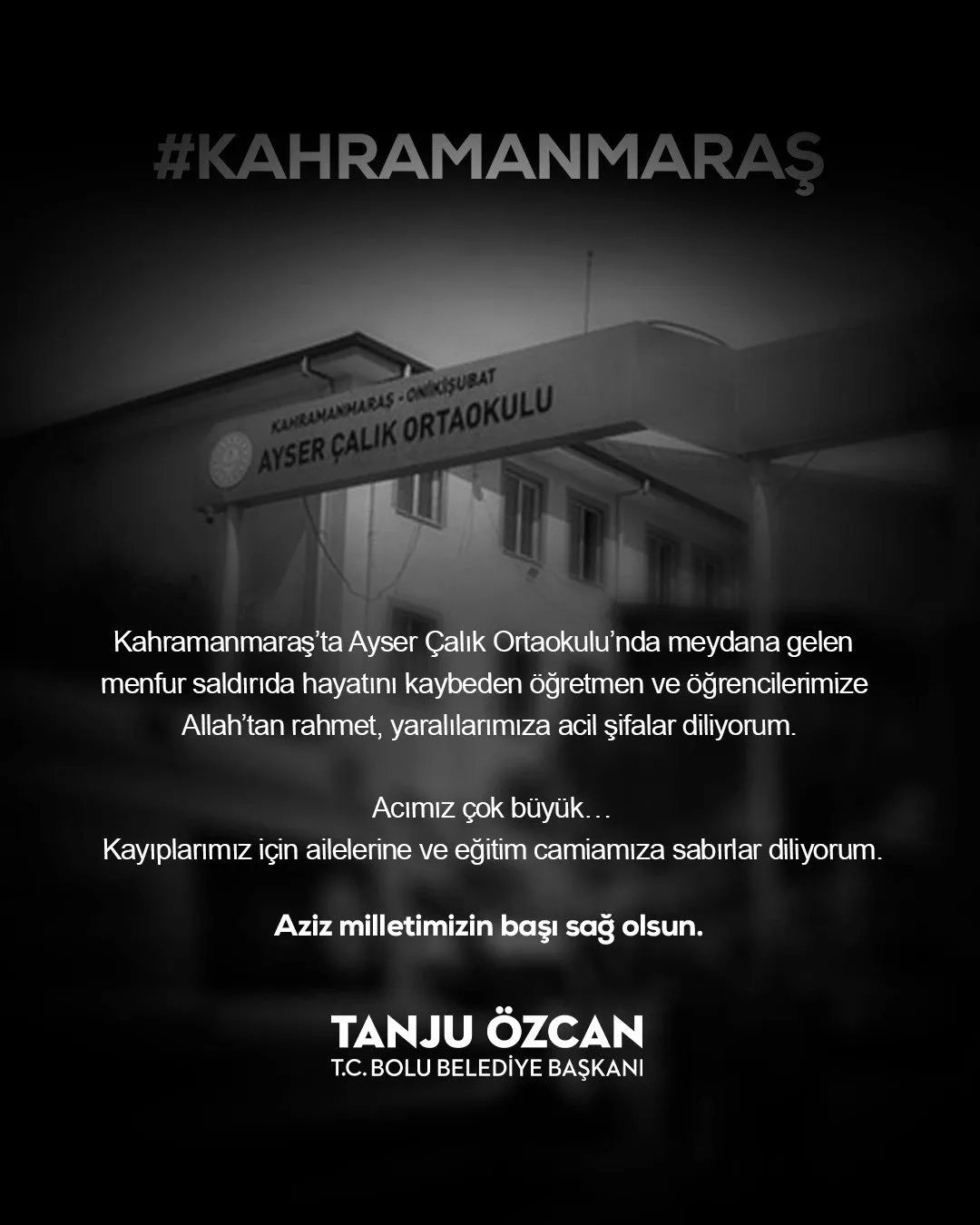 Milletimiz için zor bir gün yaşandı