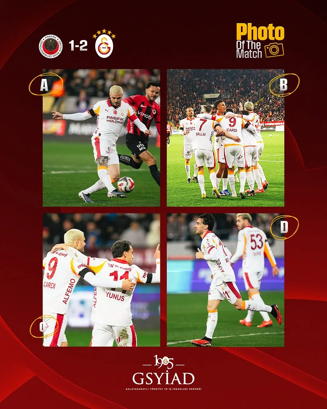 Galatasaray'ın En Güzel Karesi Seçildi