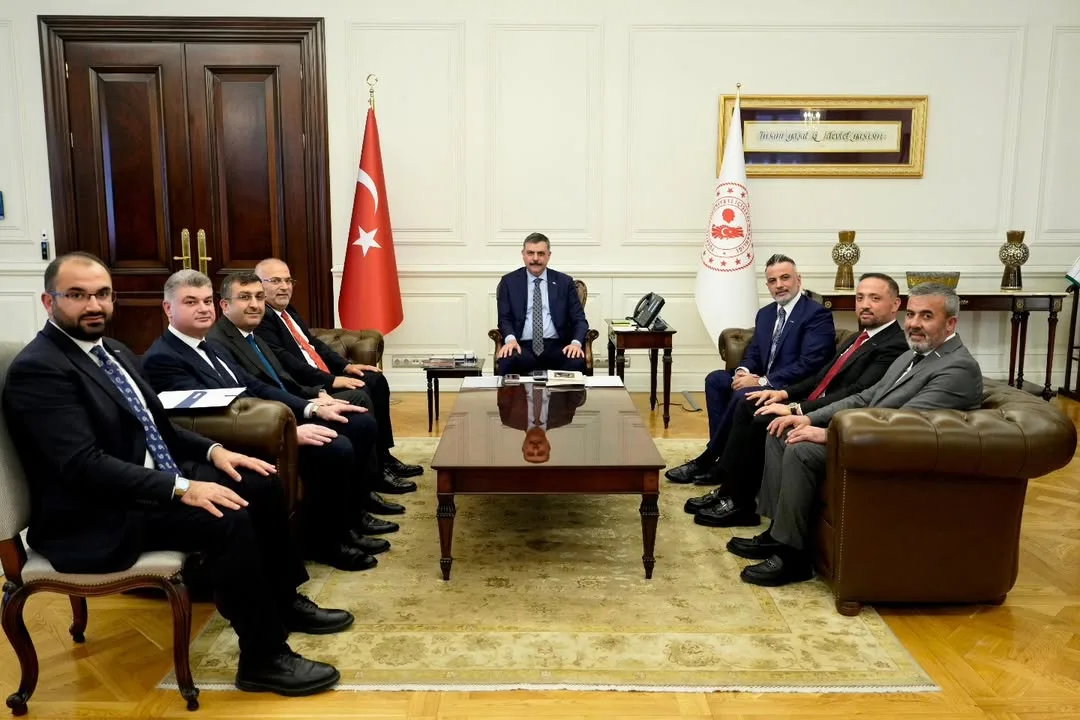 ASKON Heyeti İçişleri Bakanı Mustafa Çiftçi'yi Ziyaret Etti