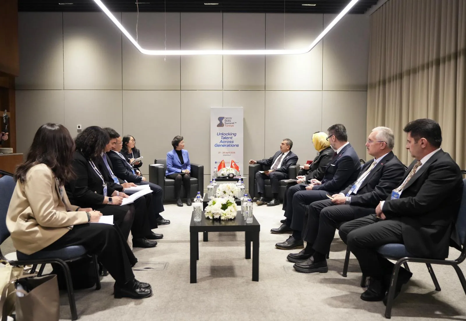 Milli Eğitim Bakanı Tekin, Çinli Mevkidaşı ile Görüştü