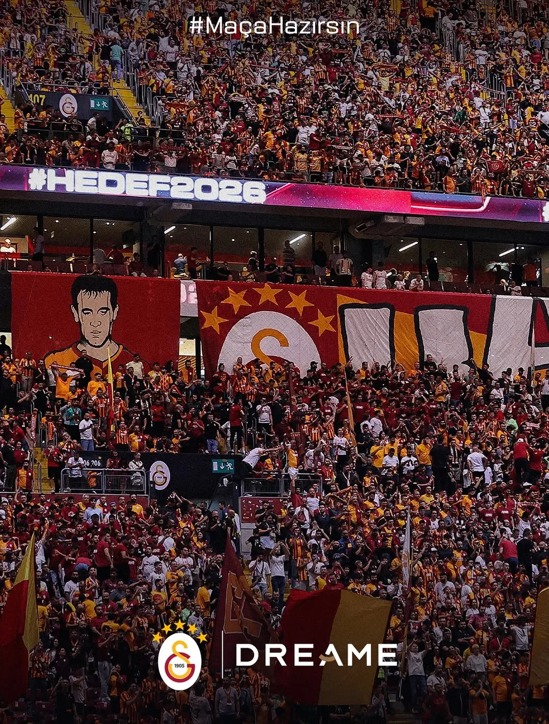 Galatasaray'dan Tribünleri ve Ekranları Heyecanlandıran Yeni Kampanya!