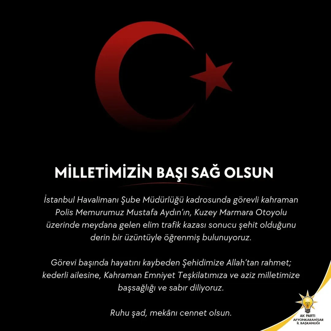 İstanbul Havalimanı'nda Görevli Polis Memuru Şehit Oldu