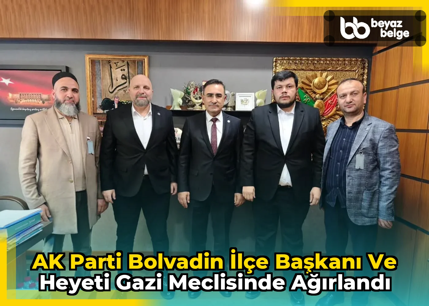 AK Parti Bolvadin İlçe Başkanı ve Heyeti Gazi Meclisinde Ağırlandı