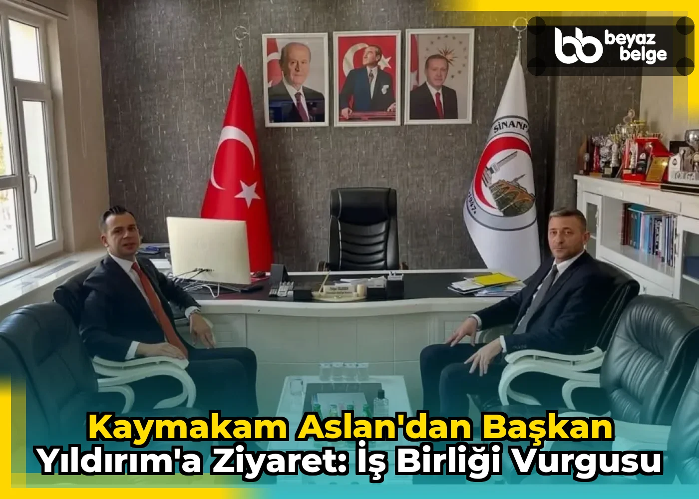 Kaymakam Aslan'dan Başkan Yıldırım'a Ziyaret: İş Birliği Vurgusu