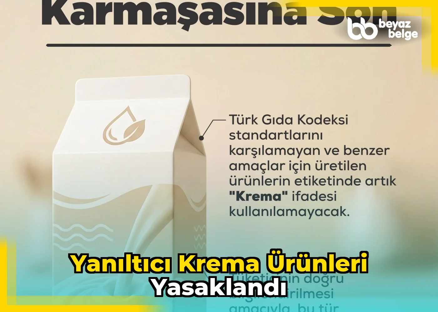 Yanıltıcı Krema Ürünleri Yasaklandı