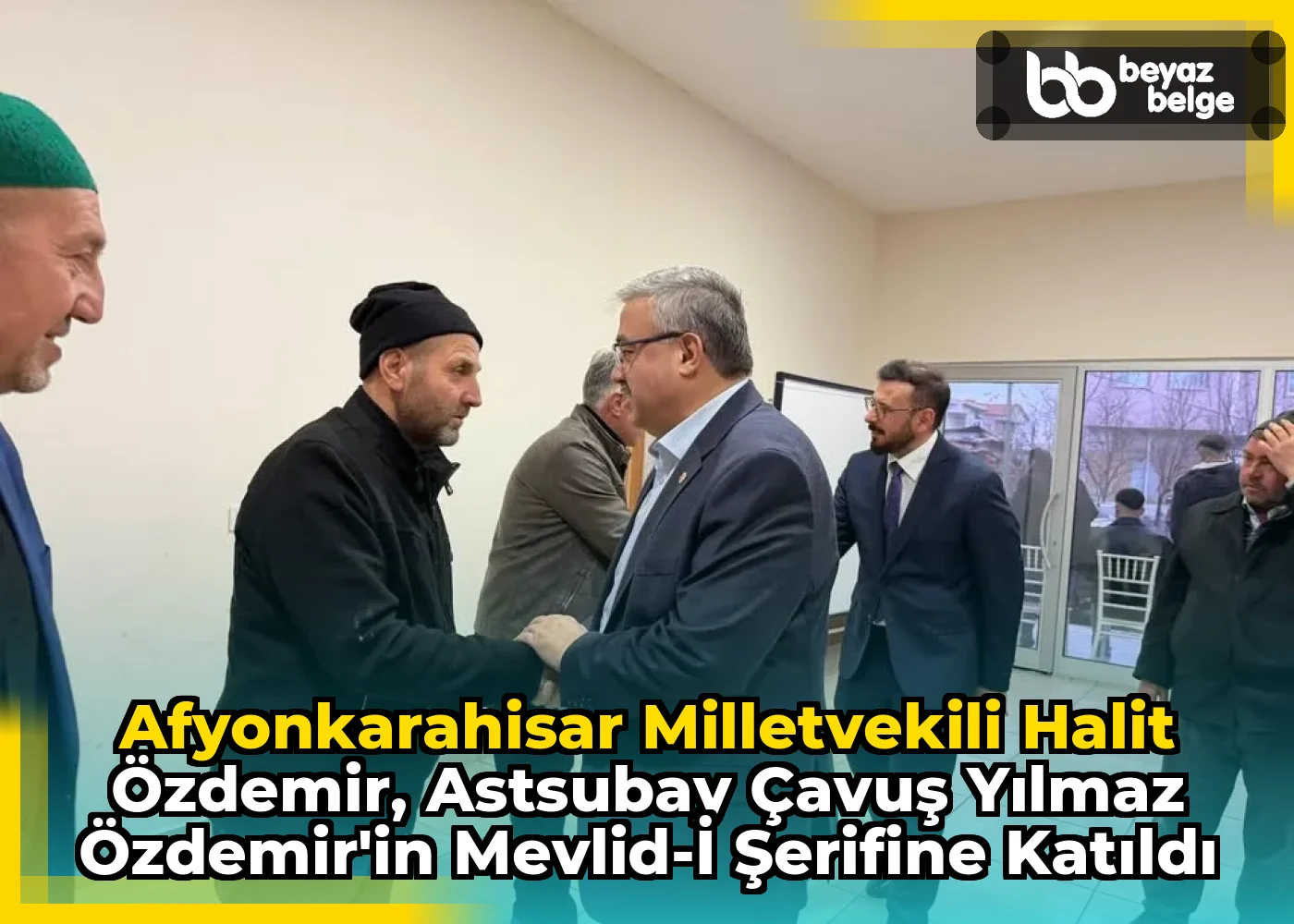 Afyonkarahisar Milletvekili Halit Özdemir, Astsubay Çavuş Yılmaz Özdemir'in Mevlid-i Şerifine Katıldı