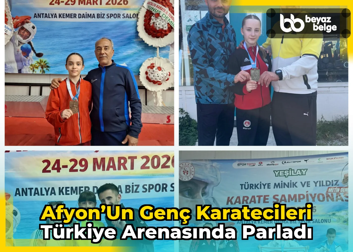 Afyon’un Genç Karatecileri Türkiye Arenasında Parladı
