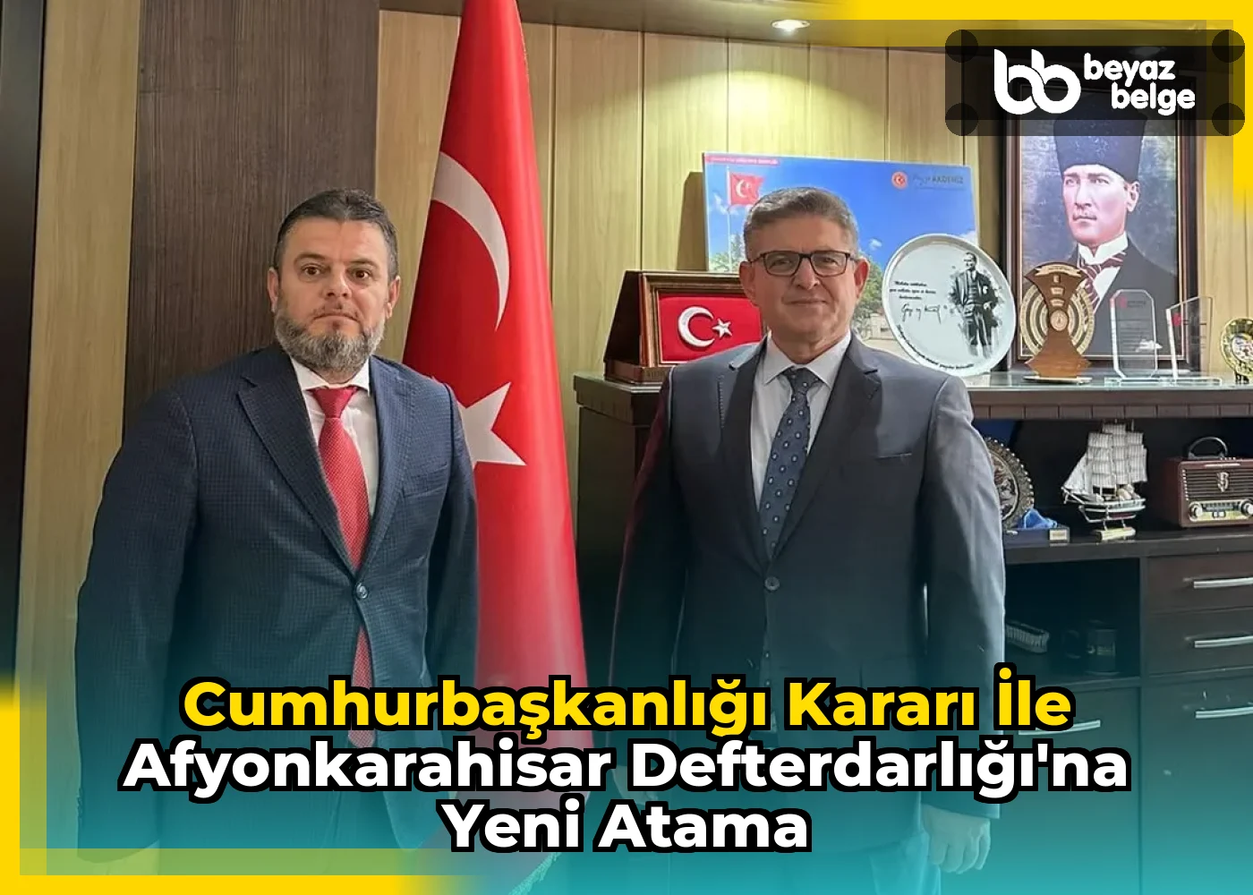 Cumhurbaşkanlığı Kararı ile Afyonkarahisar Defterdarlığı'na Yeni Atama