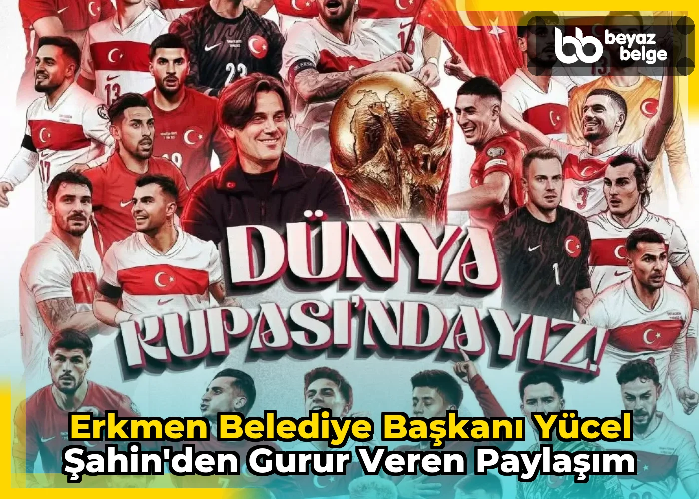 Erkmen Belediye Başkanı Yücel Şahin'den Gurur Veren Paylaşım