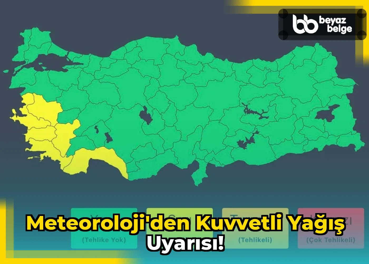Meteoroloji'den Kuvvetli Yağış Uyarısı!