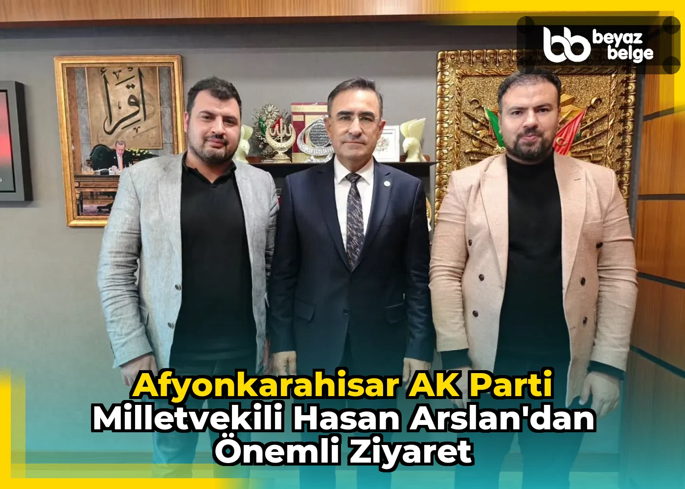Afyonkarahisar AK Parti Milletvekili Hasan Arslan'dan Önemli Ziyaret