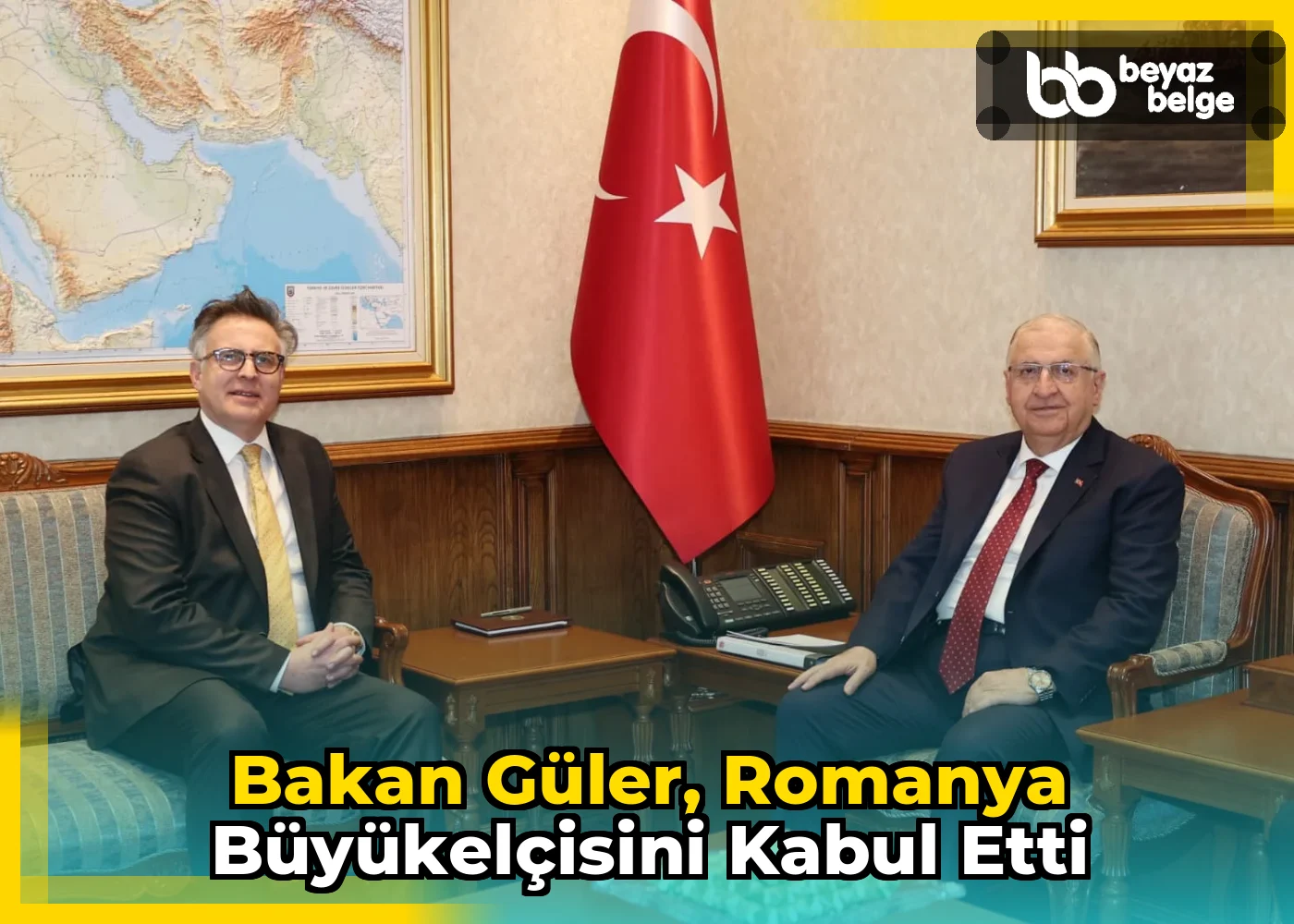 Bakan Güler, Romanya Büyükelçisini Kabul Etti