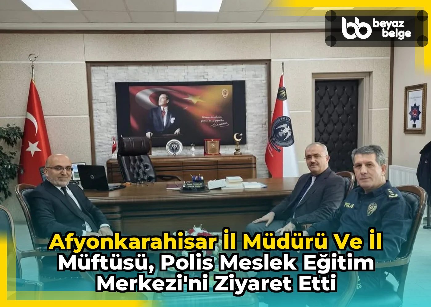 Afyonkarahisar İl Müdürü ve İl Müftüsü, Polis Meslek Eğitim Merkezi'ni Ziyaret Etti