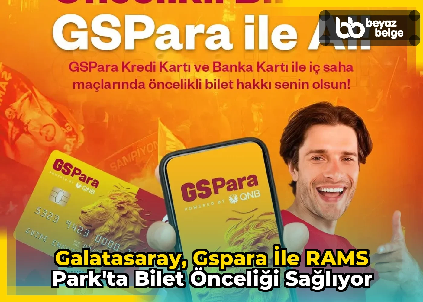 Galatasaray, GSPara ile RAMS Park'ta Bilet Önceliği Sağlıyor