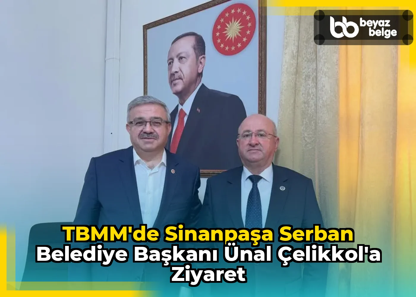 TBMM'de Sinanpaşa Serban Belediye Başkanı Ünal Çelikkol'a Ziyaret