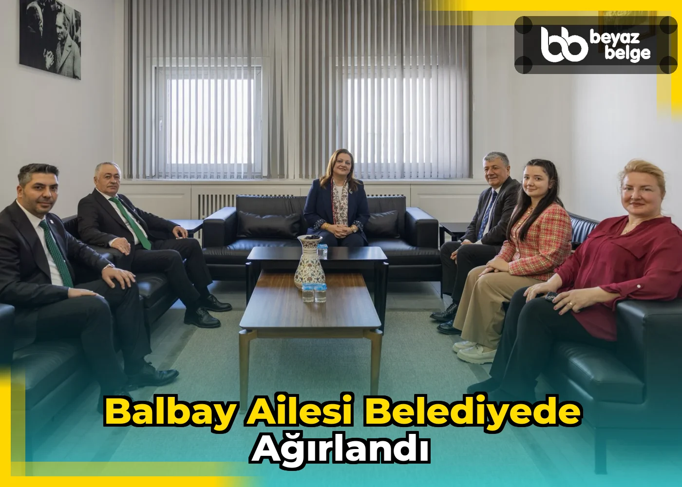 Balbay Ailesi Belediyede Ağırlandı
