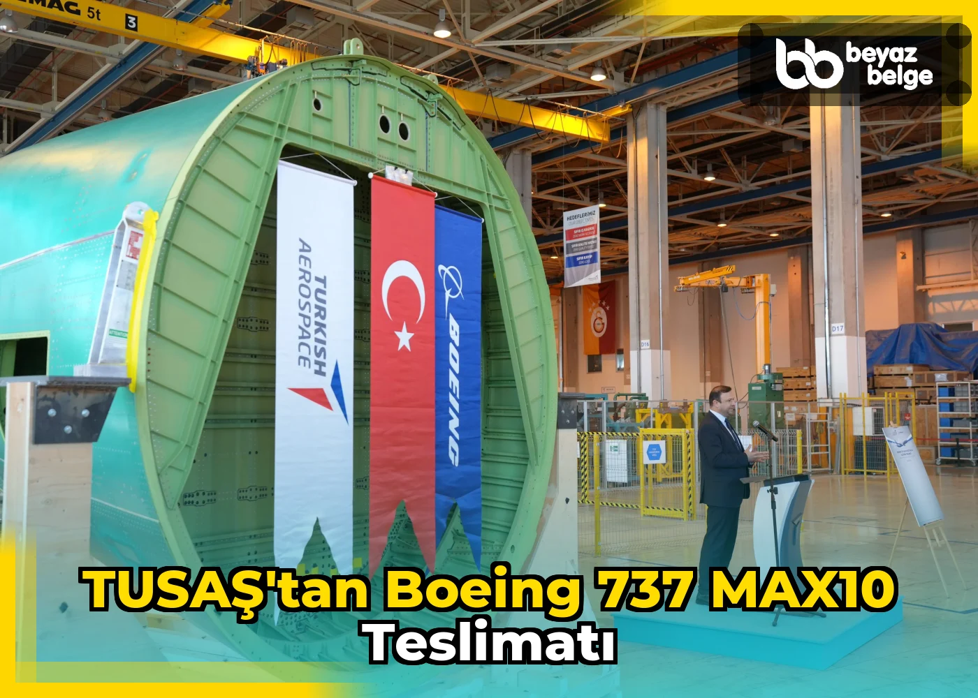 TUSAŞ'tan Boeing 737 MAX10 Teslimatı