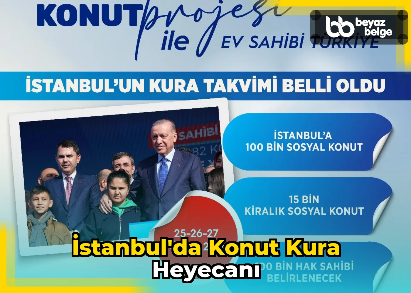İstanbul'da Konut Kura Heyecanı