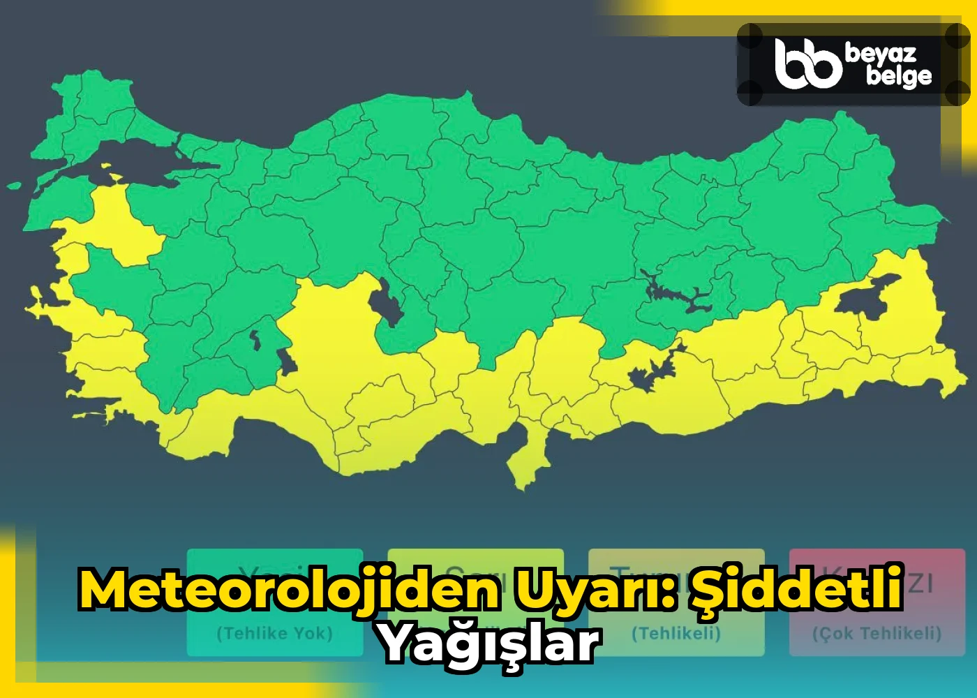 Meteorolojiden Uyarı: Şiddetli Yağışlar