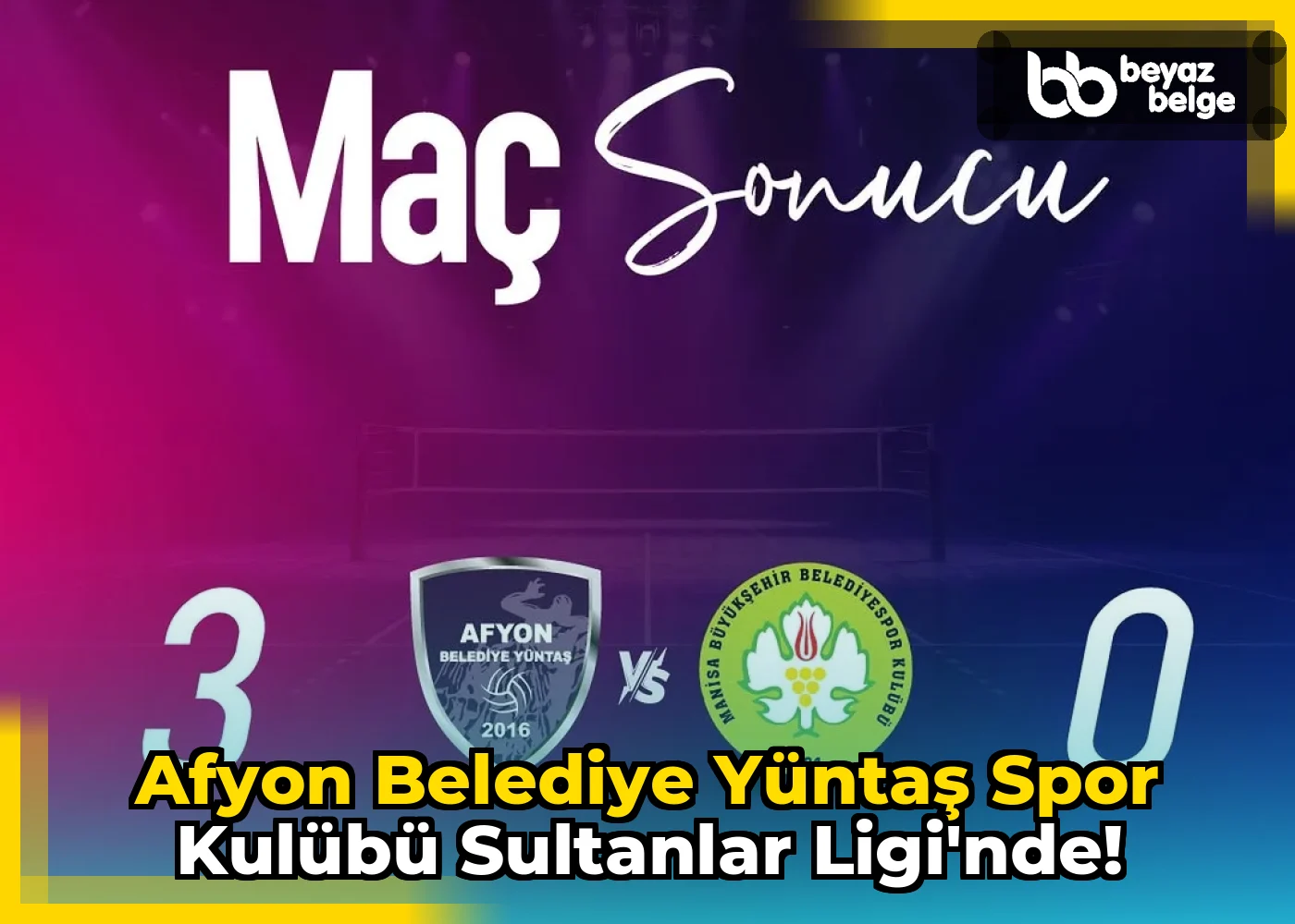 Afyon Belediye Yüntaş Spor Kulübü Sultanlar Ligi'nde!