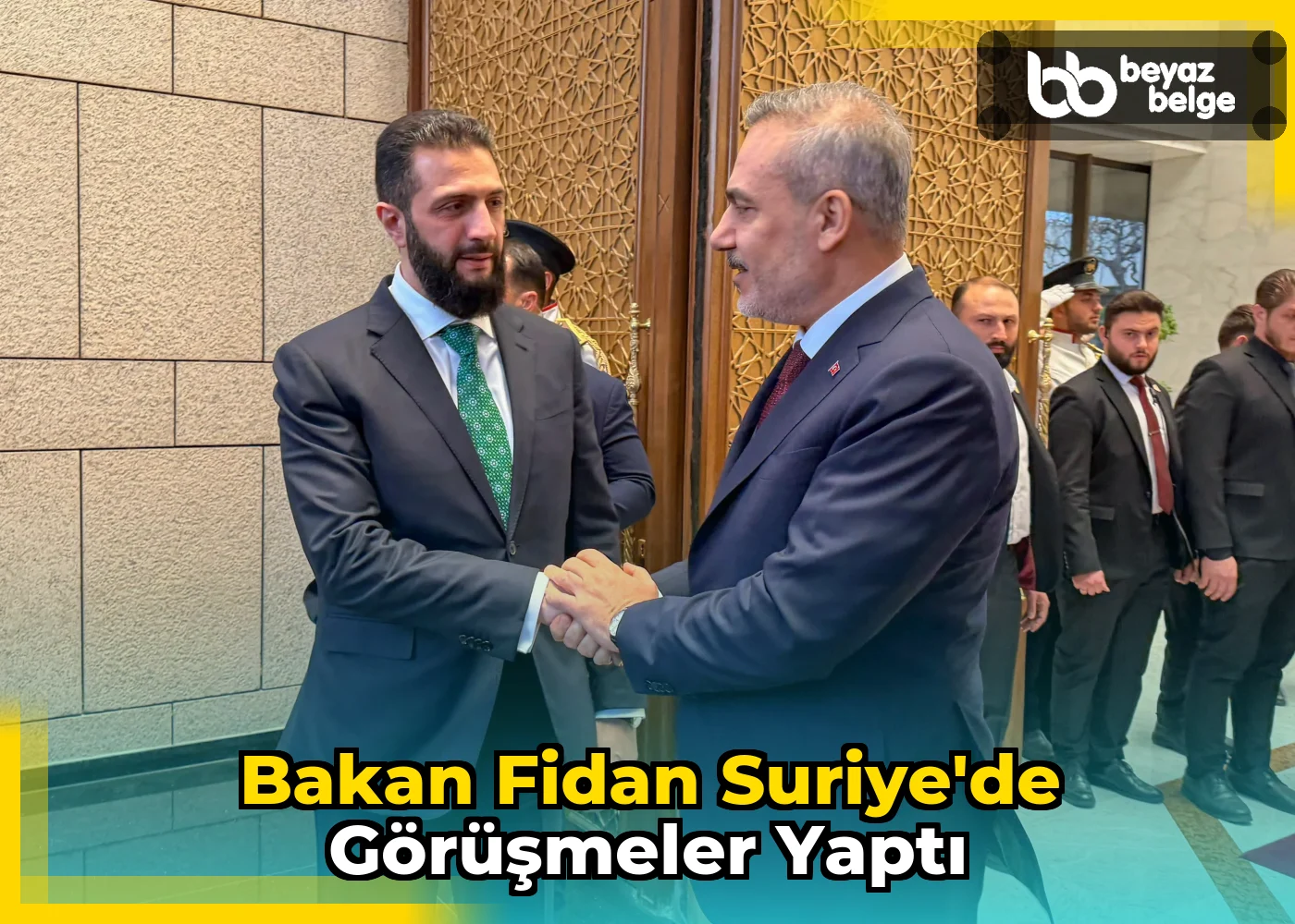 Bakan Fidan Suriye'de Görüşmeler Yaptı