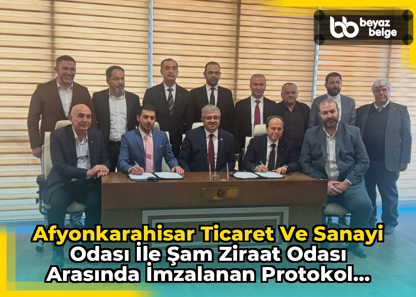 Afyonkarahisar Ticaret ve Sanayi Odası ile Şam Ziraat Odası Arasında İmzalanan Protokol Törenine Katılan Afyonkarahisar Milletvekilinden Önemli Açıklama