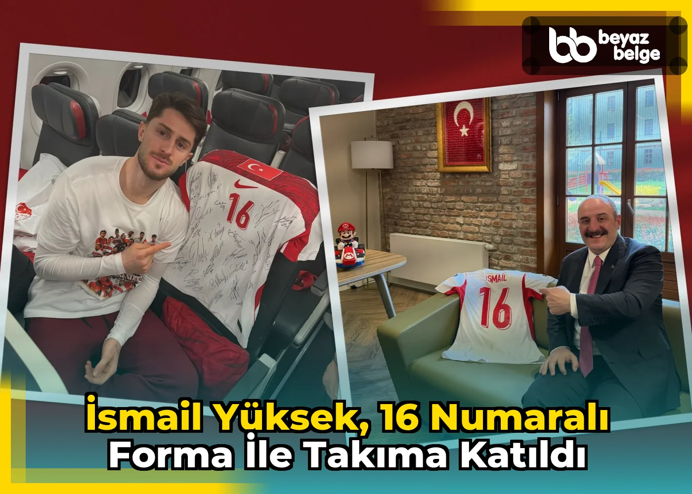 İsmail Yüksek, 16 numaralı forma ile takıma katıldı