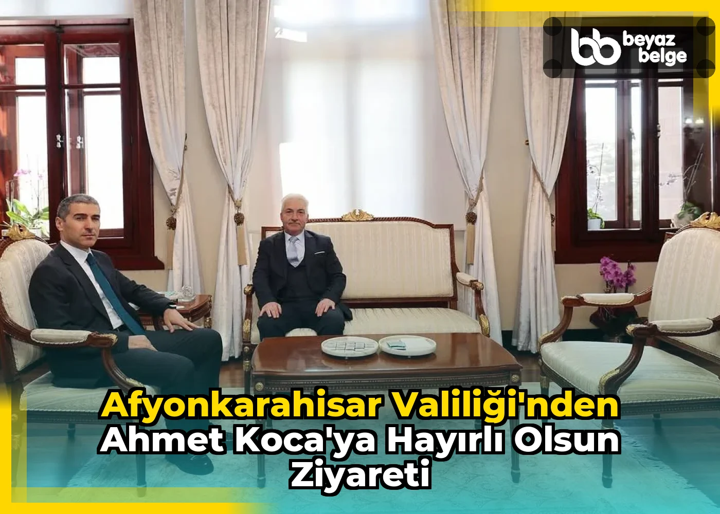 Afyonkarahisar Valiliği'nden Ahmet Koca'ya Hayırlı Olsun Ziyareti