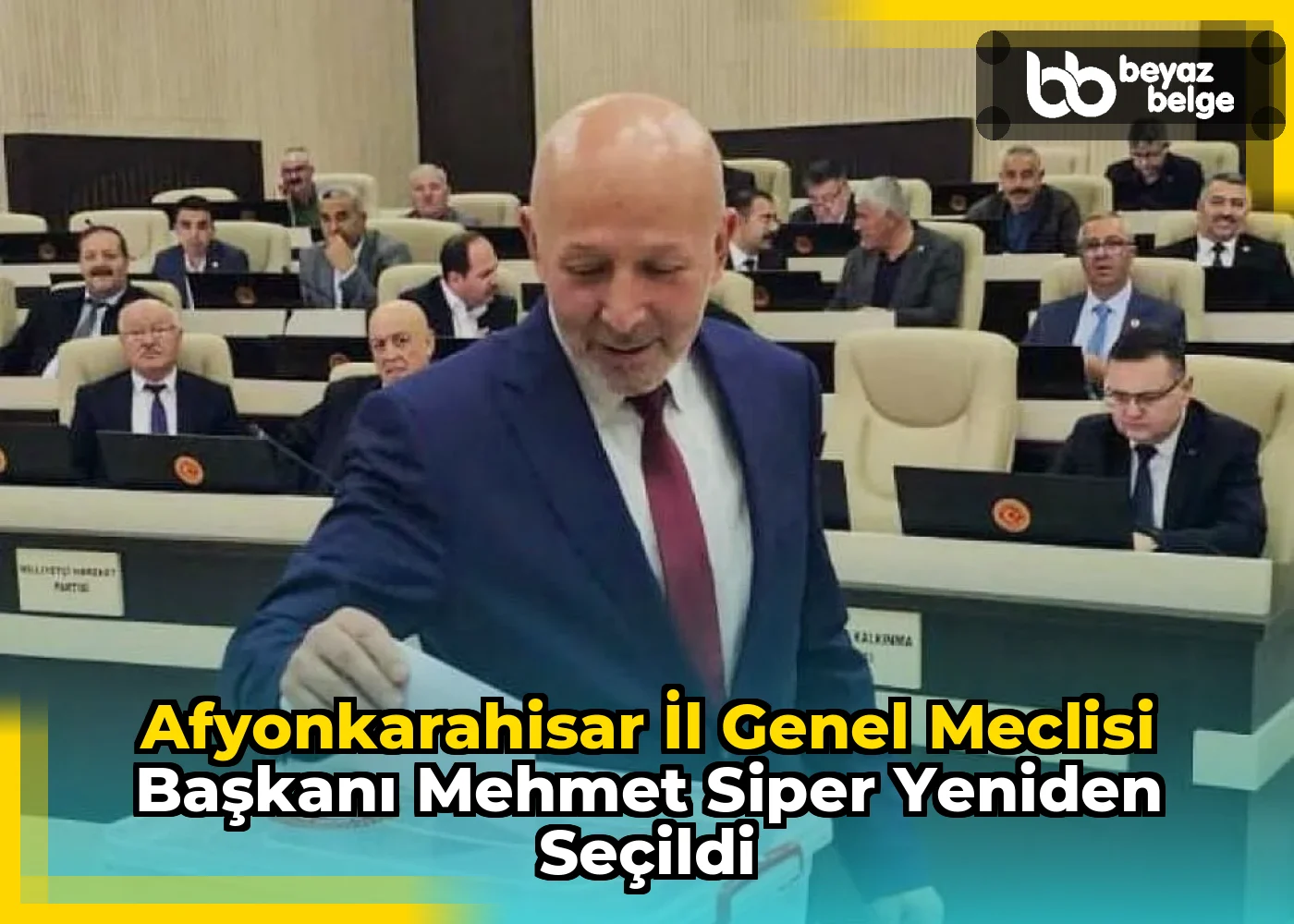 Afyonkarahisar İl Genel Meclisi Başkanı Mehmet Siper Yeniden Seçildi