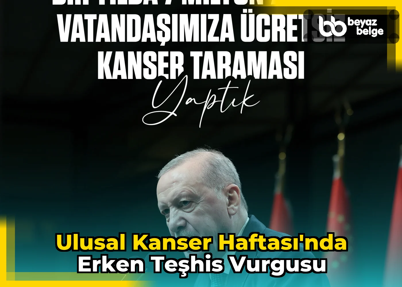 Ulusal Kanser Haftası'nda erken teşhis vurgusu