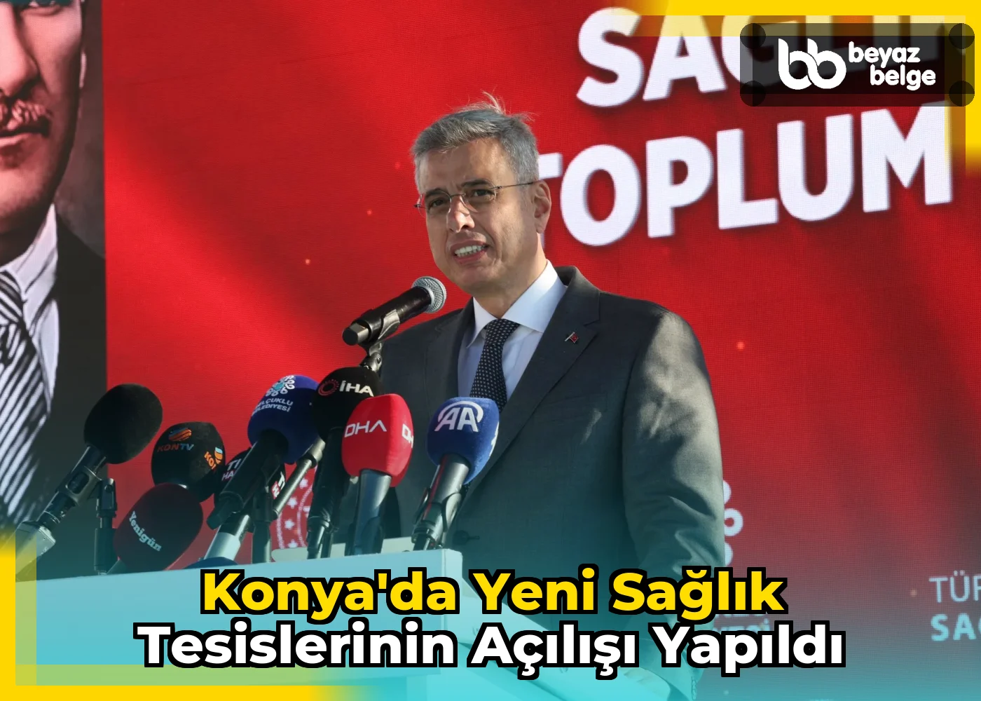 Konya'da Yeni Sağlık Tesislerinin Açılışı Yapıldı