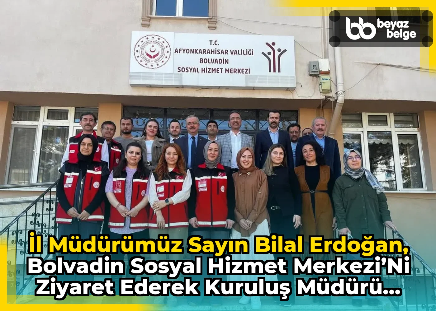 İl Müdürümüz Sayın Bilal Erdoğan, Bolvadin Sosyal Hizmet Merkezi’ni ziyaret ederek Kuruluş Müdürü Nusret...