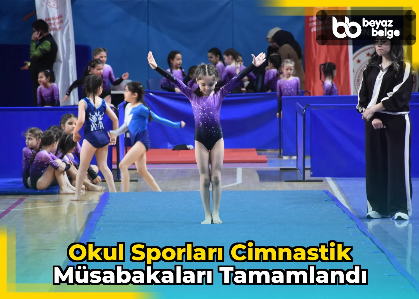Okul Sporları Cimnastik Müsabakaları Tamamlandı