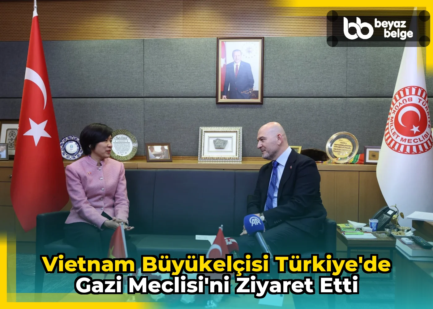 Vietnam Büyükelçisi Türkiye'de Gazi Meclisi'ni Ziyaret Etti